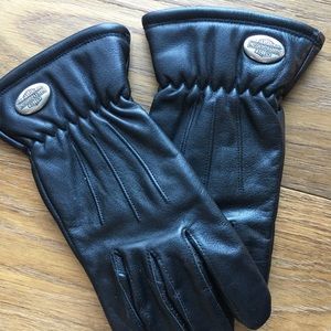 Harley-Davidson genuine leather lined gloves S